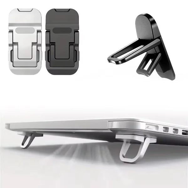 Foldable Laptop Stand β Invisible Adjustable Cooling Riser