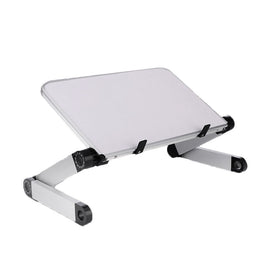 Foldable Laptop Stand — Adjustable Height & Angle for Bed, Sofa & Desk