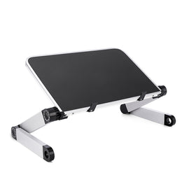 Foldable Laptop Stand — Adjustable Height & Angle for Bed, Sofa & Desk