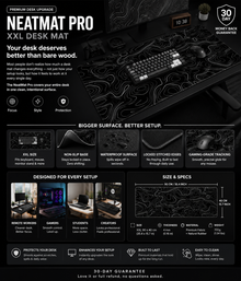 NeatMat Pro — XXL Desk Mat