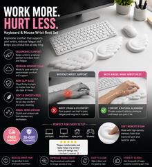 Keyboard & Mouse Wrist Rest Set