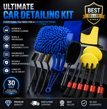 Premium Car Detailing Brush Set – Interior Cleaning Brushes for Air Vents, Dashboard, Wheels & Tight Gaps