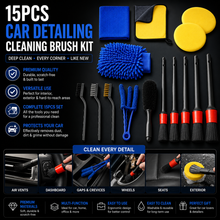Premium Car Detailing Brush Set – Interior Cleaning Brushes for Air Vents, Dashboard, Wheels & Tight Gaps
