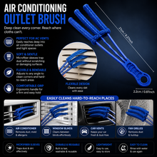 Premium Car Detailing Brush Set – Interior Cleaning Brushes for Air Vents, Dashboard, Wheels & Tight Gaps