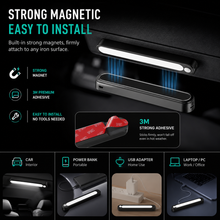 Motion Sensor Car Trunk LED Light — USB Rechargeable Magnetic Bar