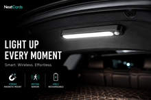 Motion Sensor Car Trunk LED Light — USB Rechargeable Magnetic Bar