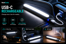 Motion Sensor Car Trunk LED Light — USB Rechargeable Magnetic Bar