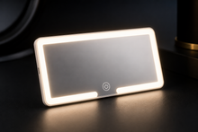 LED Car Vanity Mirror — Rechargeable Sun Visor Makeup Light