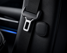 Magnetic Seat Belt Clips — PU Leather Holders (2 Pack)