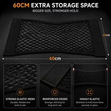 Universal Car Trunk Mesh Organizer — Storage Net Pocket