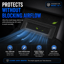 Tesla Air Vent Dust Cover — Model 3 & Y Mesh Protector