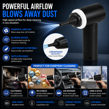 Mini Wireless Car Vacuum — 9000Pa Portable Cleaner