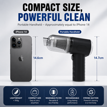 Mini Wireless Car Vacuum — 9000Pa Portable Cleaner