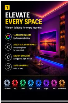 NeatGlow — Smart RGB LED Strip Lights