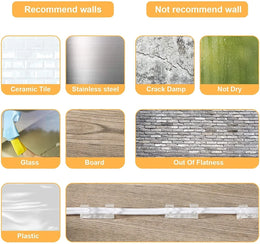 Clear Cable Clips – Self-Adhesive Wire Organizer for Desk, Car & Home | 5 / 20 / 40 / 60 Pack