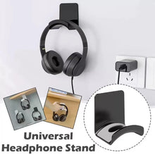 Headphone Hanger – Under Desk Headset Hook | No Drill, Adhesive Wall Mount for Gaming & Home Office