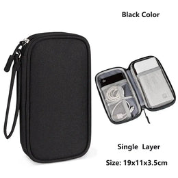 Cable Organizer Bag – Waterproof Travel Case for Chargers, USB Cables & Tech Accessories