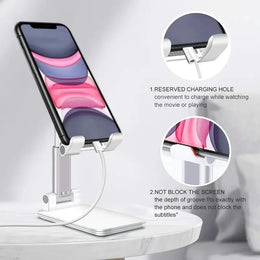 Phone & Tablet Stand – Adjustable Desk Holder for iPhone, iPad, Samsung & All Devices