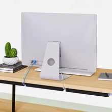 Under Desk Cable Management Tray – Hidden Wire Organizer & Cord Hider for Home Office & Gaming Setups