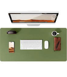 Premium Desk Mat — Waterproof PU Leather Mouse Pad