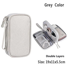 Cable Organizer Bag – Waterproof Travel Case for Chargers, USB Cables & Tech Accessories