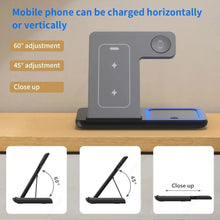 3-in-1 Wireless Charging Station – Fast Charger for iPhone, Apple Watch & AirPods