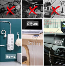 Clear Cable Clips – Self-Adhesive Wire Organizer for Desk, Car & Home | 5 / 20 / 40 / 60 Pack