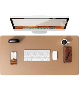 Premium Desk Mat — Waterproof PU Leather Mouse Pad