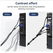 Cable Organizer Roll – Cut-to-Size Velcro Wire Winder for Desk, TV, Gaming & Travel | 1M / 5M