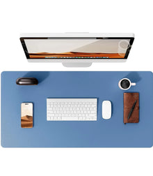 Premium Desk Mat — Waterproof PU Leather Mouse Pad