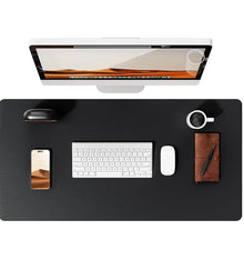 Premium Desk Mat — Waterproof PU Leather Mouse Pad