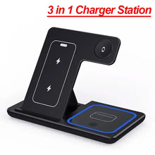 3-in-1 Wireless Charging Station – Fast Charger for iPhone, Apple Watch & AirPods