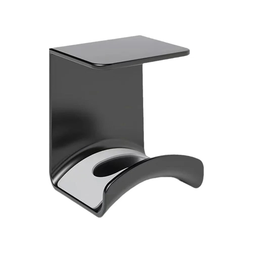 Headphone Hanger – Under Desk Headset Hook | No Drill, Adhesive Wall Mount for Gaming & Home Office