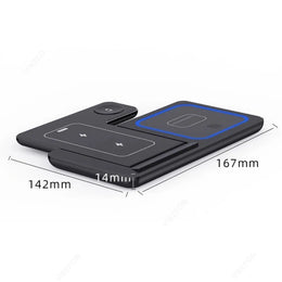3-in-1 Wireless Charging Station – Fast Charger for iPhone, Apple Watch & AirPods