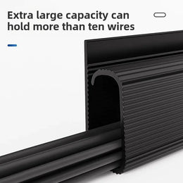 Under Desk Cable Management Tray – Hidden Wire Organizer & Cord Hider for Home Office & Gaming Setups
