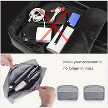 Travel Cable Organizer Bag - Compact Electronics Storage for SD Cards, Power Banks, Cords & Accessories