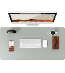 Premium Desk Mat — Waterproof PU Leather Mouse Pad