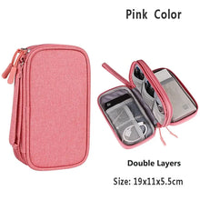 Cable Organizer Bag – Waterproof Travel Case for Chargers, USB Cables & Tech Accessories
