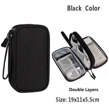 Cable Organizer Bag – Waterproof Travel Case for Chargers, USB Cables & Tech Accessories