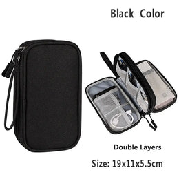 Cable Organizer Bag – Waterproof Travel Case for Chargers, USB Cables & Tech Accessories