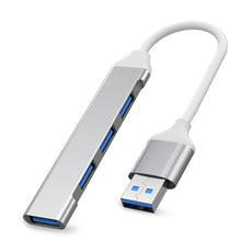 4-Port USB-C Hub 3.0 Splitter Adapter — OTG Multi-Port Expander for MacBook, Laptop & PC