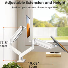 Dual Monitor Arm Stand — Full Motion Desk Mount