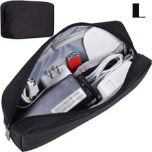 Travel Cable Organizer Bag - Compact Electronics Storage for SD Cards, Power Banks, Cords & Accessories