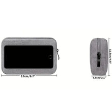 Travel Cable Organizer Bag - Compact Electronics Storage for SD Cards, Power Banks, Cords & Accessories