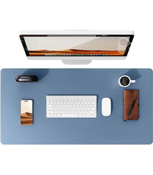Premium Desk Mat — Waterproof PU Leather Mouse Pad