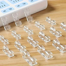 Clear Cable Clips – Transparent Adhesive Wire Organizer for Desk, Wall & Home | 30 Pack
