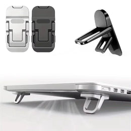 Foldable Laptop Stand — Invisible Adjustable Cooling Riser