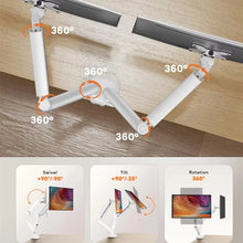 Dual Monitor Arm Stand — Full Motion Desk Mount