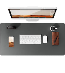 Premium Desk Mat — Waterproof PU Leather Mouse Pad