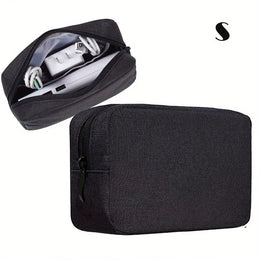 Travel Cable Organizer Bag - Compact Electronics Storage for SD Cards, Power Banks, Cords & Accessories